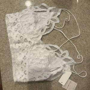 Intimately FP Adella Longline White Bralette